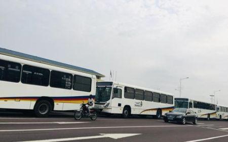 RDC : la Société de transports du Congo réceptionne 330 bus Volvo